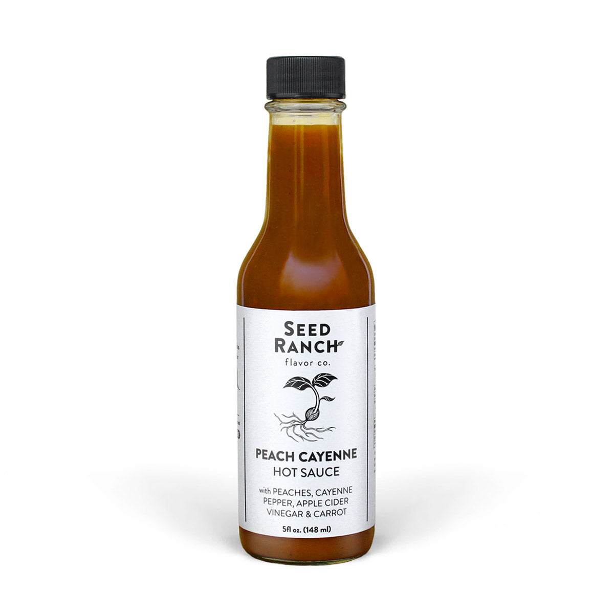 Peach Cayenne Hot Sauce Seed Ranch Flavor Co
