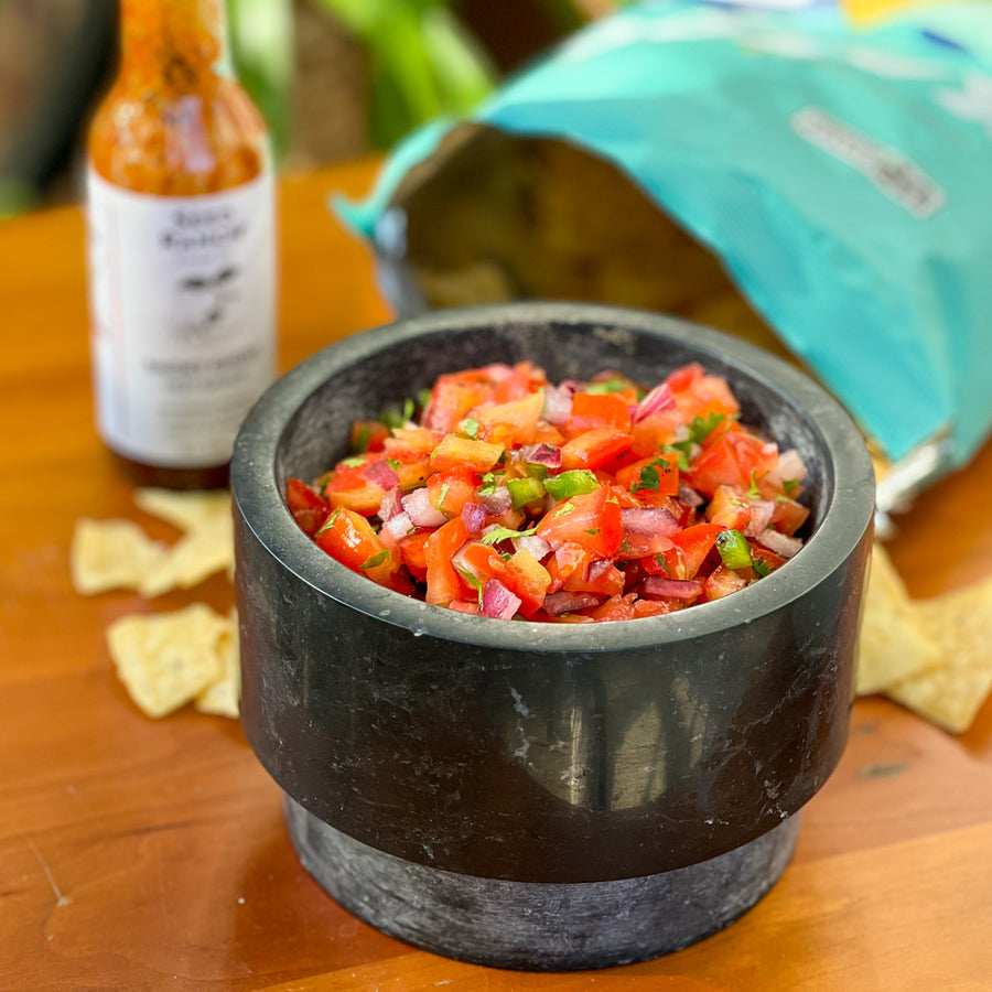 pico de gallo recipe with smoked jalapeño chipotle hot sauce