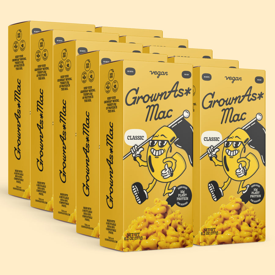 GrownAs* Foods Classic Mac & Cheese Case of 10