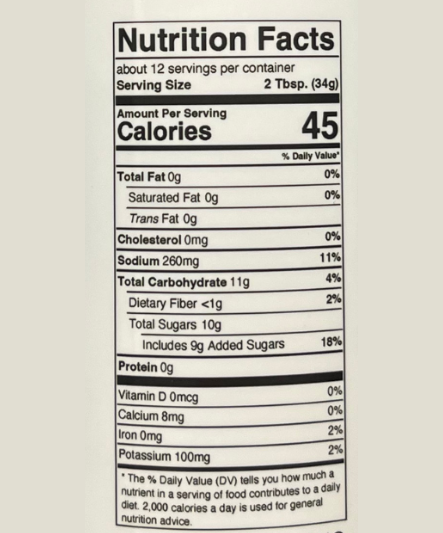 Seed Ranch Flavor. Co. The Rocky Mountain Barbecue nutrition facts