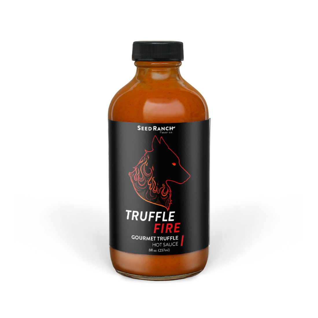 Seed Ranch Flavor Co, The truffle hot sauce fire single in 8oz.