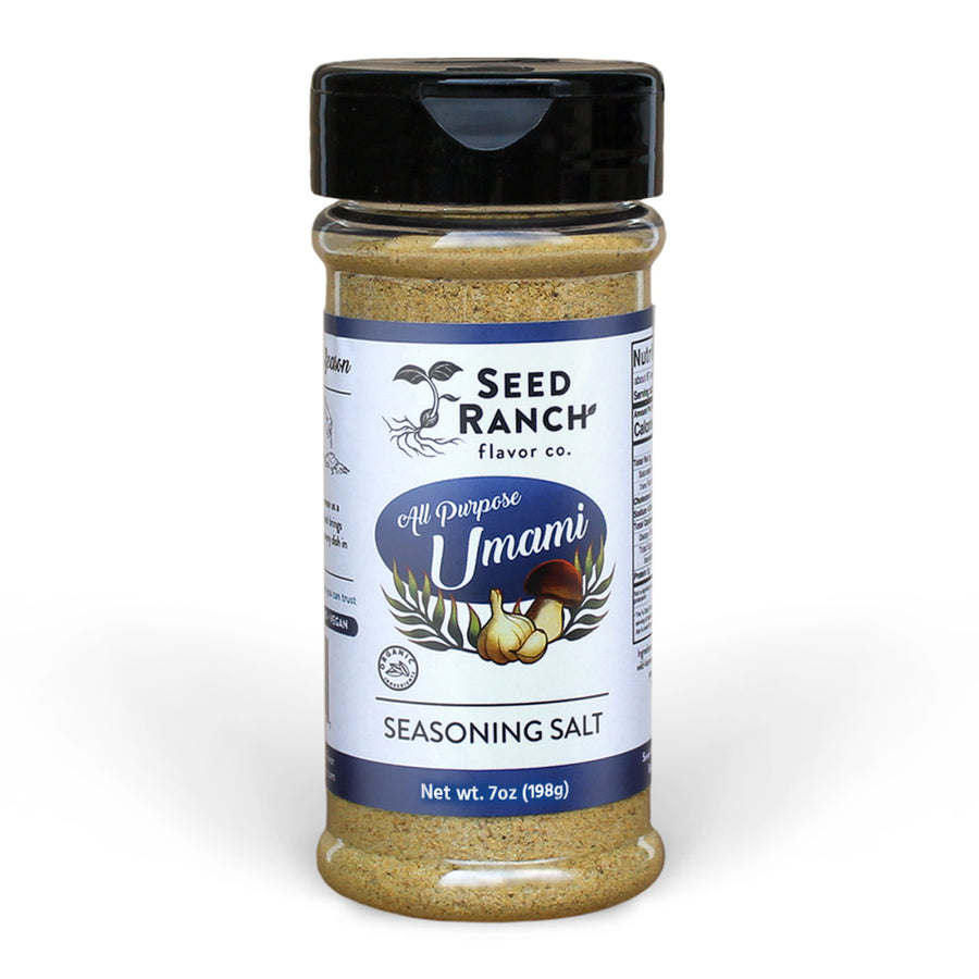 Seed Ranch Flavor Co, The Umami All-purpose seasoning salt.