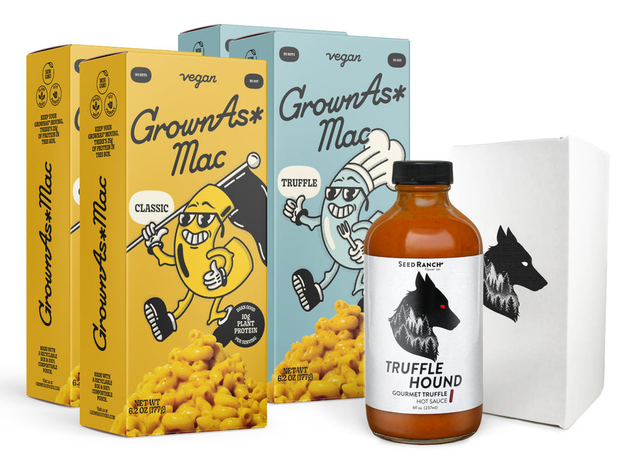 Mac & Cheese 4 Pack + Hot Sauce Bundle