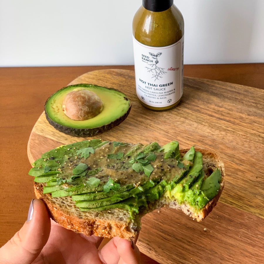 Hot Thai Green Avocado Toast